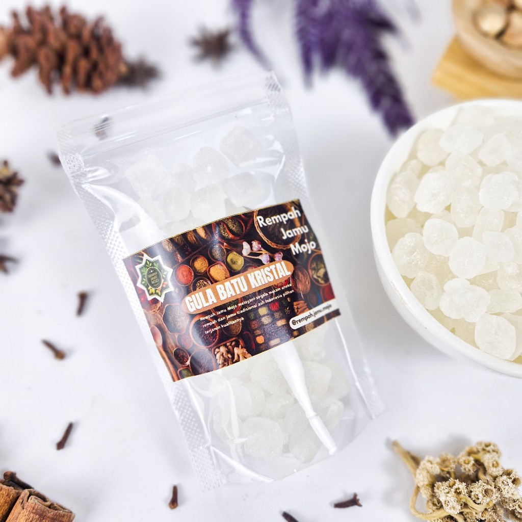 Cristales de azúcar de roca 100 g edulcorante de cristal premium