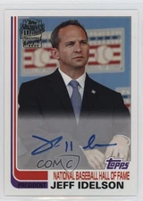 2019 Topps Archives Fan Favorite Auto 1982 Design Jeff Idelson #FFA-JI Auto