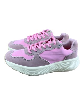 PrimaBase  women  PB101 Casual Sneakers Pink   Suede  textile