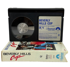 Beverly Hills Cop Betamax Tape 1985 Eddie Murphy Paramount Vintage Beta Movie