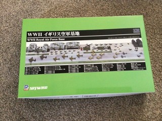 Pit Road 1/700 SPS Series WWII Royal Air Force Base Airfield Scene Paper Base (2