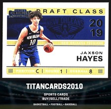 Jaxson Hayes 2019-20 Panini Contenders Draft Class New Orleans Pelicans #8