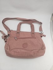 Kipling Pink Crinkle Nylon Handbag Removable ...