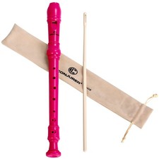 Soprano Recorder Instrument for Kids Student - German Fingering 8 Hole Flute ...