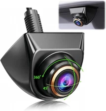 360° Rotation HD Backup Camera Front/Rear View Camera Full Metal Body Reverse Ca