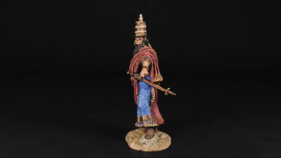 Sargon II Assyrian King (722–705 BC) | Collectible Painted Tin Soldier 54mm - Image 2 of 4