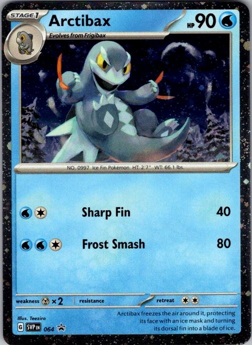 ARCTIBAX (COSMOS HOLO) 064 SCARLET & VIOLET PROMO POKEMON