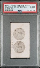 Denarius of Cordianus III, 238 AD 1888 N180 Kimball Ancient Coins PSA 2 GOOD