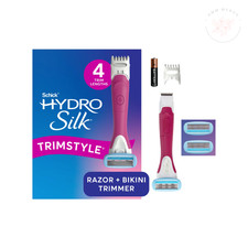 Schick Hydro Silk TrimStyle Razor with Bikini Trimmer for Women NEW Open Box
