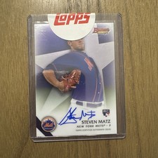 2015 Bowman's Best - Best of 2015 Autographs Steven Matz #B15-SMA (AU, RC)