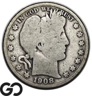 1908-O Barber Half Dollar