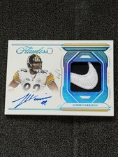 2023 Panini Flawless James Harrison 1/1 Nike Swoosh Auto Platinum Patch Auto