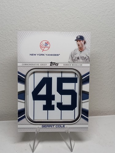 2022 Topps - Gerrit Cole #JNM-GC - Jersey Number Medallion