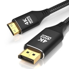 6FT 4K DisplayPort to Mini HDMI Cable DP to Mini HDMI 2K/4K 120Hz UHD