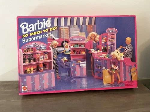 Barbie So Much To Do ! SUPERMARKET NIB Complete set Mattel 67160 vintage