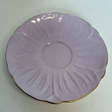 Vintage fine bone china saucer in the Oleander shape, Shelley in England,