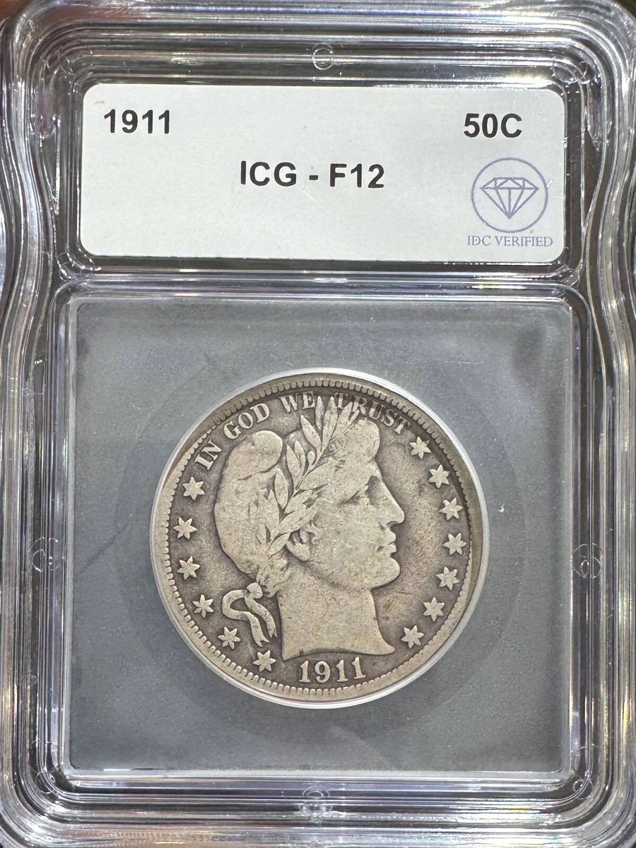 ICG Certified Barber US Half Dollars (1892-1915) for sale | eBay