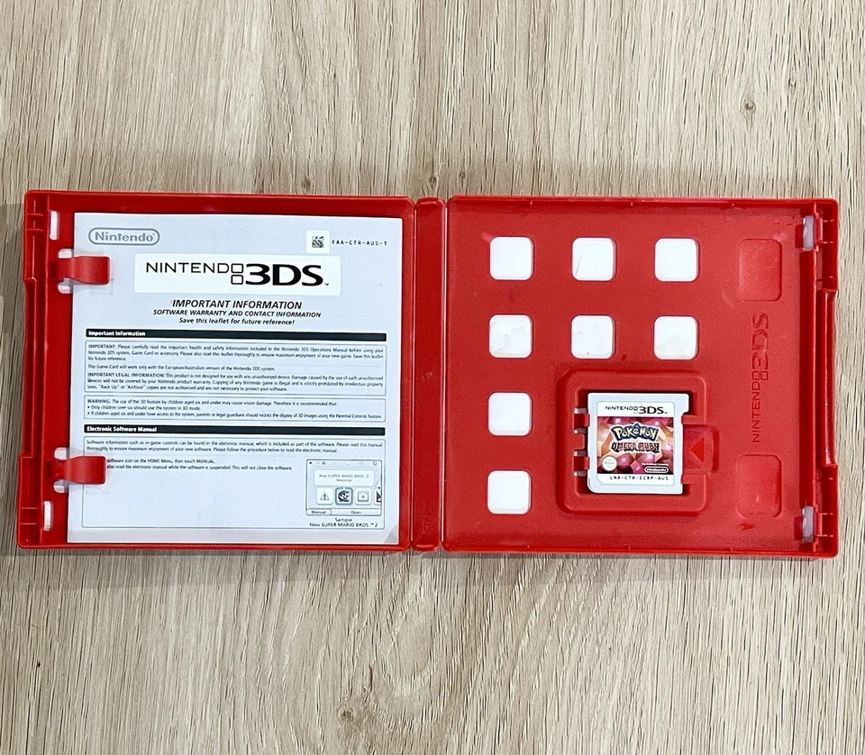 🔥 COMPLETE🔥Pokemon Omega Ruby Version (Nintendo 3DS 2014) CIB. AUS PAL - Image 4 of 4