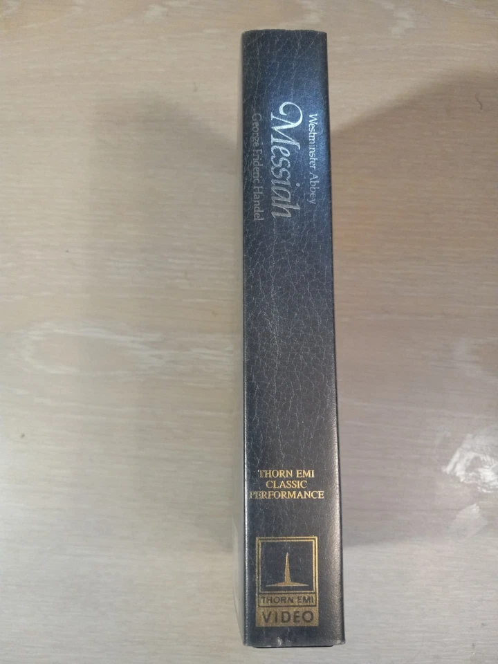 HANDEL Messiah CHRISTOPHER HOGWOOD Emma Kirkby Judith Nelson VHS tape Foto 2 de 4