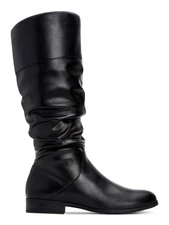 STYLE & COMPANY Womens Black Kelimae Round Toe Block Heel Riding Boot 7.5 M