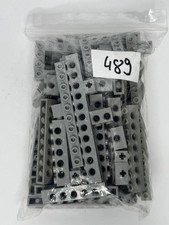 LEGO® Klemmbausteine Technic Stangen mit Loch Mix Tüte hellgrau 150 Gramm