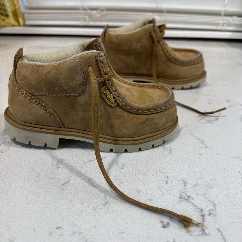 Botas Chukka Lugz Niños Niños Pequeños 9 Cuero Trigo/Crema/Goma Foto 4 de 4