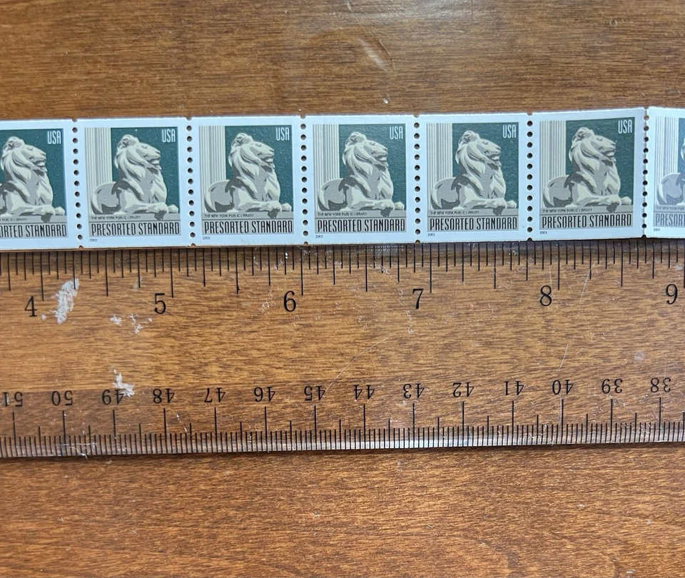 US Stamp Scott #3769, NY Public Library 2003 (PNC25)  10¢ MNH, P#1111 - Image 2 of 4