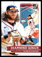 Brandon Crawford 2022 Donruss #26 Giants MLB READ FREE SHIPPING AutographDen