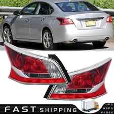 Halogen Tail Light Brake Lamp W/Bulb Left+Right Side For 2013-2015 Nissan Altima