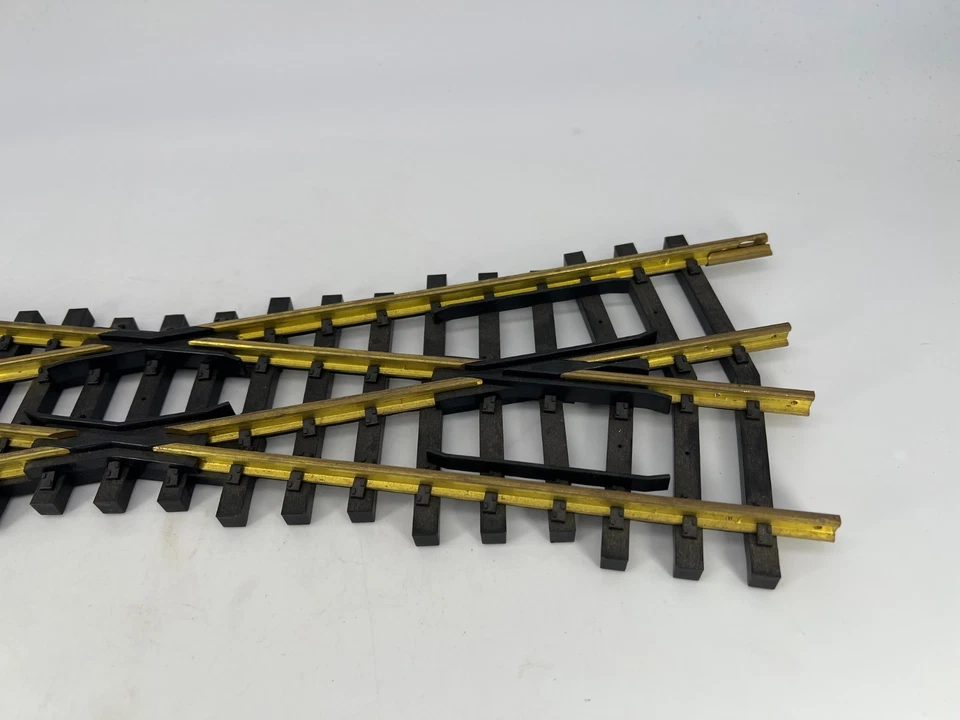 AristoCraft G Scale 19.5 Brass Crossing Track Good Condition - Image 3 of 4