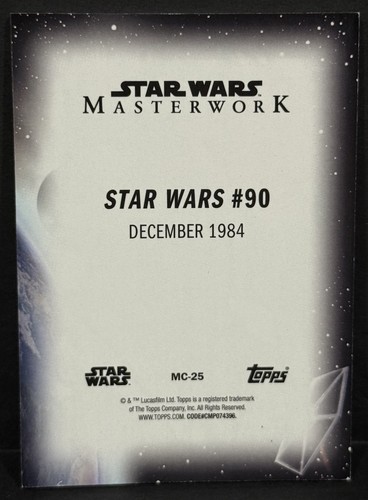 2024 Topps Masterwork Star Wars #MC-25 Star Wars #90 Dec 1984 Comic Cover - Picture 2 of 2