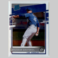 Brusdar Graterol Rookie #58 2020 Donruss Optic Los Angeles Dodgers Baseball Card. rookie card picture
