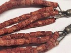 Old Native American Indian Sterling Cross & Red Coral Necklace — photo 8
