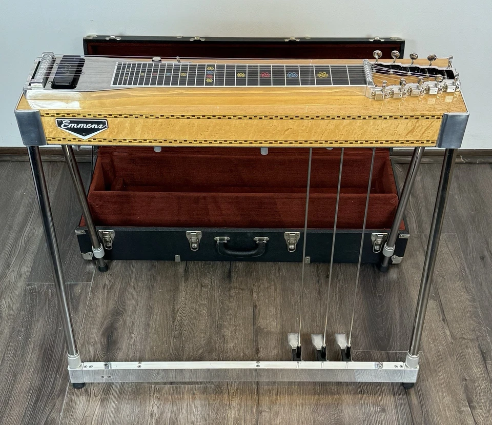Pedal Steel Guitar Emmons S-10 3x4 With Case - Image 2 of 4
