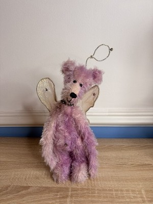 Ramshackle Bears Poser Bear Teddy Engel Agnes Mohair selten Limited Edition rosa