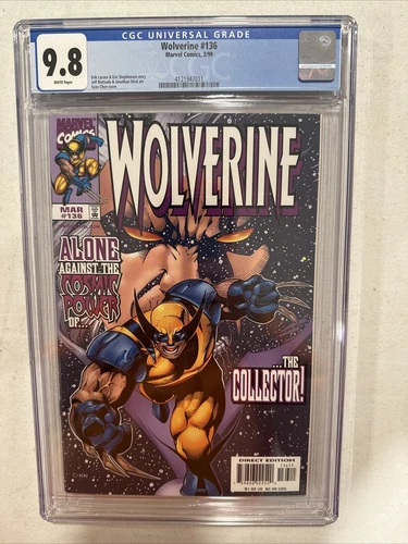 Wolverine #136 (3/99) CGC  9.8 Sean Chen Cover Art Low Census Count