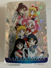 VTG Japanese Sailor Moon Playing Cards Deck Holograpic Back Rare Unplayed W Case