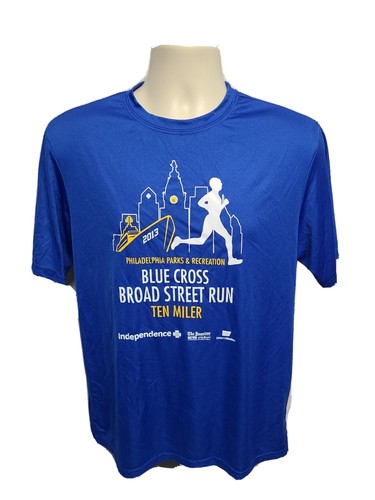 2013 Blue Cross Broad Street Run 10 Miler Adult Small Blue Jersey