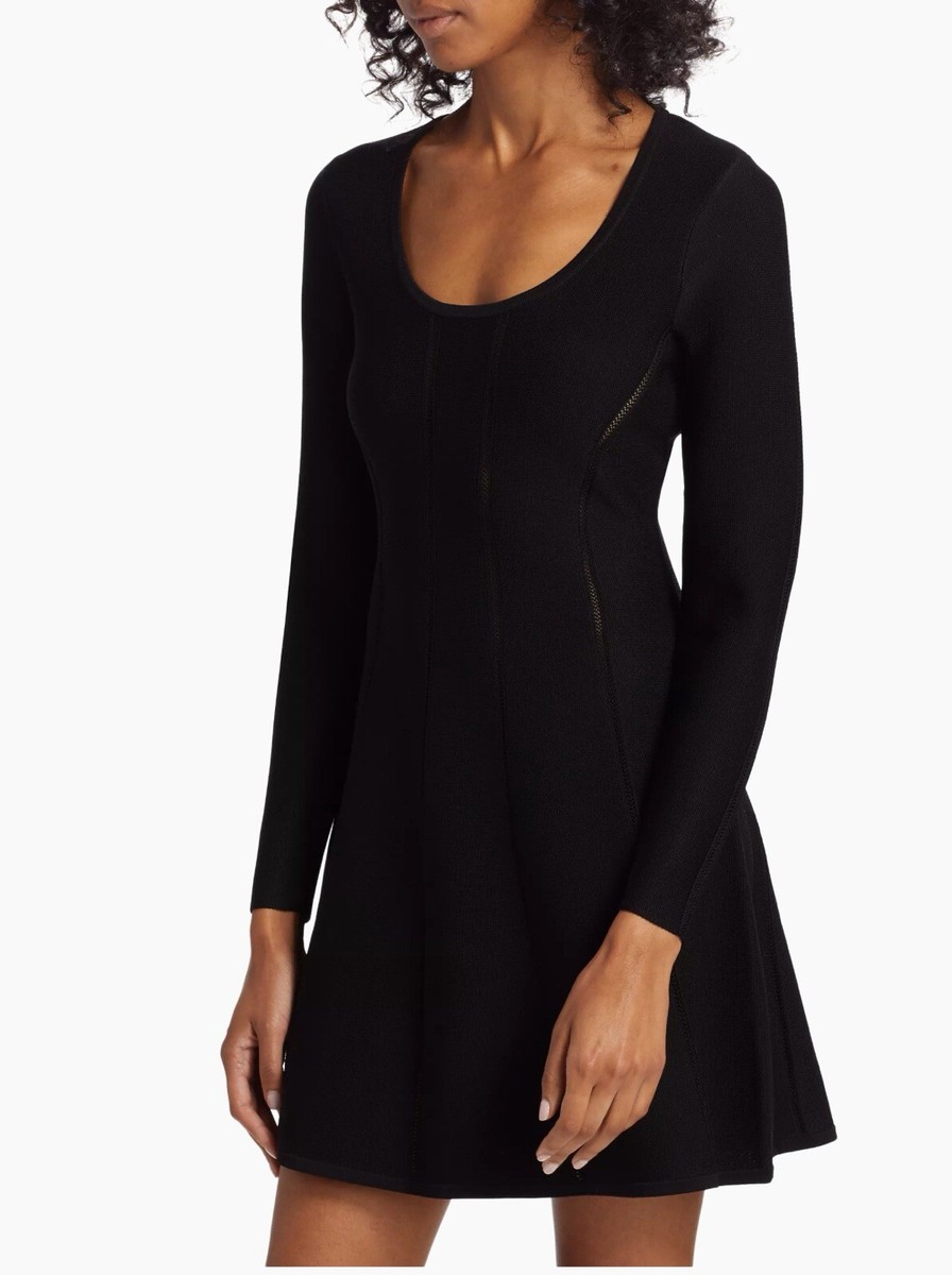 zimmermann knit dress Ribbed-knit and cotton-poplin midi - chocolate size 2 / M 73% viscose 13% polyamide 9% polyester 4% metallic fibers 1% elastane Zimmermann Knit Panelled Mini Dress