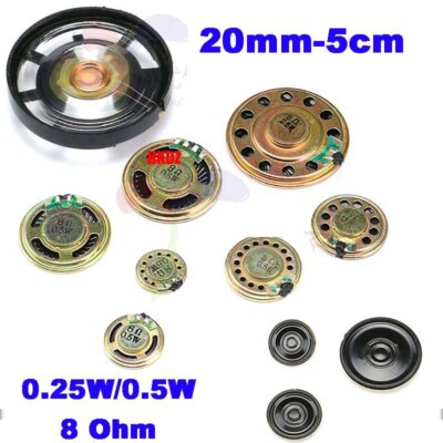 8 Ohm Mini Lautsprecher Speaker Horn Elektronik Loudspeaker MP3 Radio 20mm-5cm