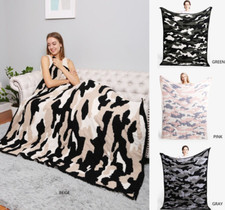 ComfyLuxe Camouflage Pattern Throw Blanket