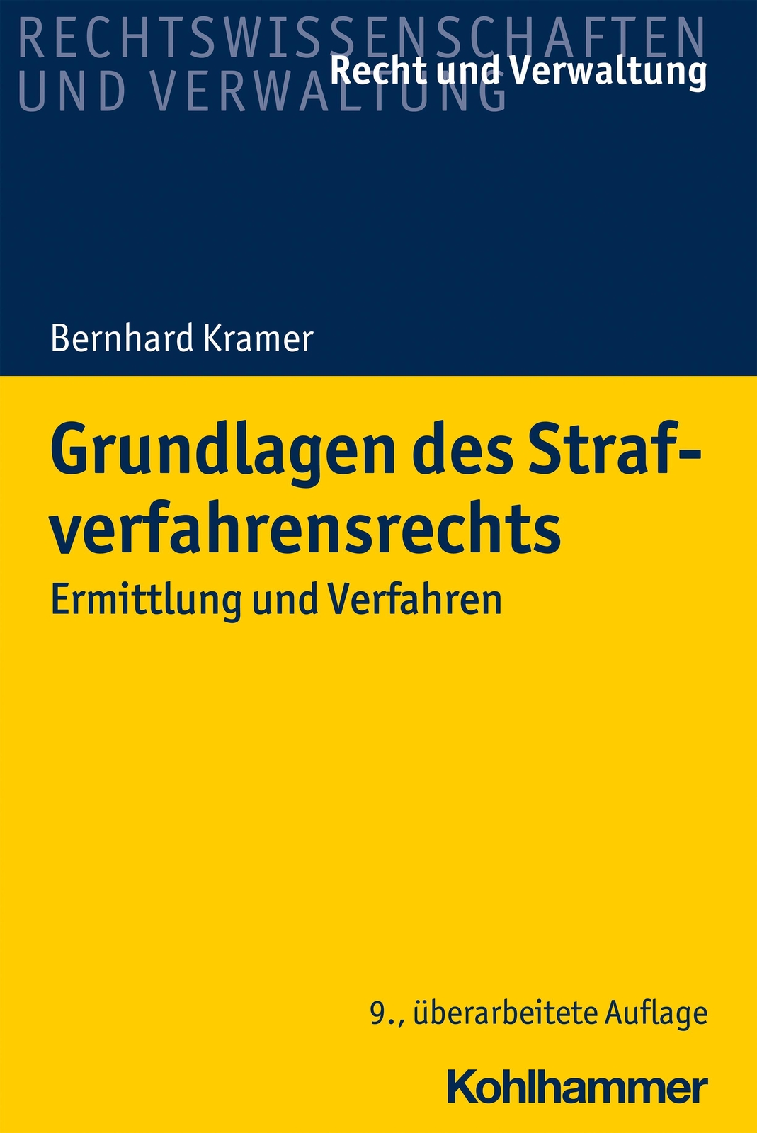 Thumbnail - Bernhard Kramer | Grundlagen Des Strafverfahrensrechts | Taschenbuch |