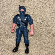 VINTAGE Blue Army Toy Figure WM84495 Soldier - GREAT CONDITION 
