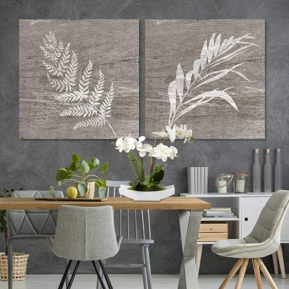 Briful Orchids Artificial Flowers 15" Large Fake Orchid White