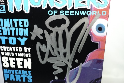 MONSTRUO DE GRAFFITI SPRAYCAN *Firmado* VISTO JUGUETE TOKIO VERSIÓN EDICIÓN 300 VINILO - Imagen 7 de 12