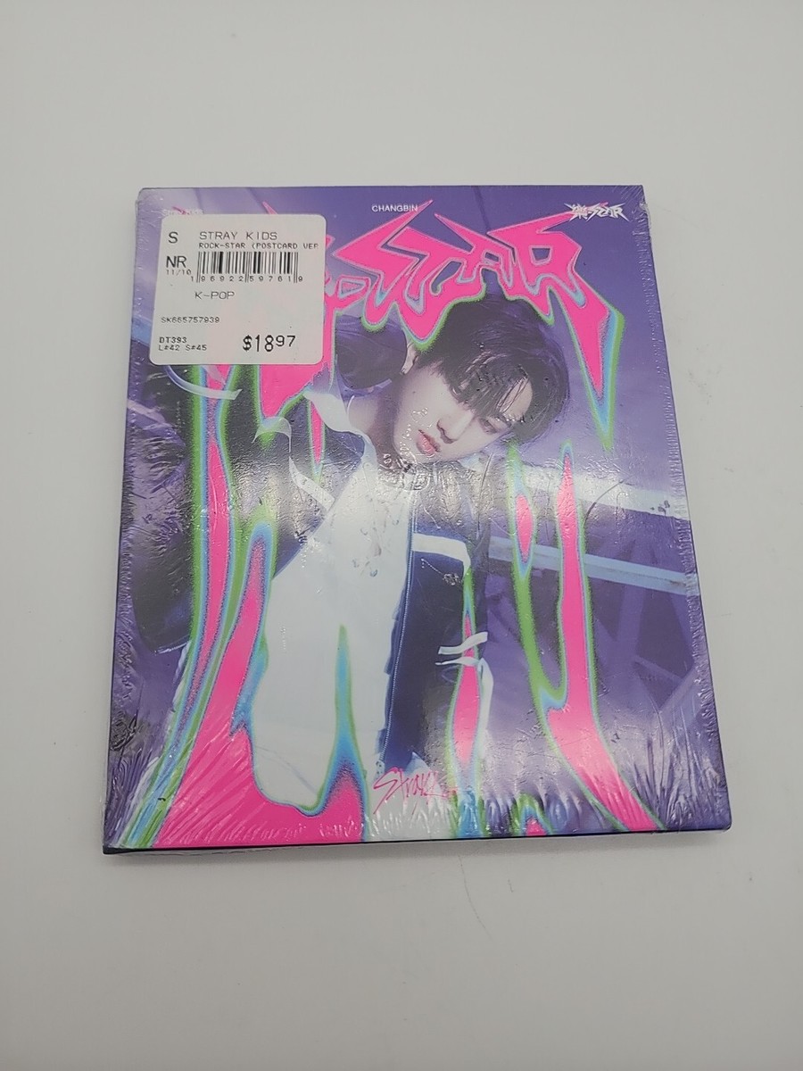 STRAY KIDS ROCK-STAR [POSTCARD VER.] LEE KNOW CD Sealed New 