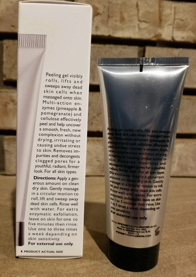 Peter Thomas Roth • Firmx Peeling Gel • 3.4 oz/ 100 ml • New in Box - Изображение 2 из 2