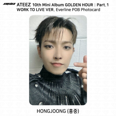ATEEZ Golden Hour Part.1 Work To Live Ver POB Photocard