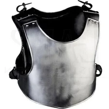Medieval Mens Knight Steel Breast Plate Jacket Muscle Costume Chest Body Armor