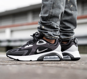 Nike Air Max 200 Most Fashionable Outlet,Men's Nike Air Max 200 BV5485 008  black gray